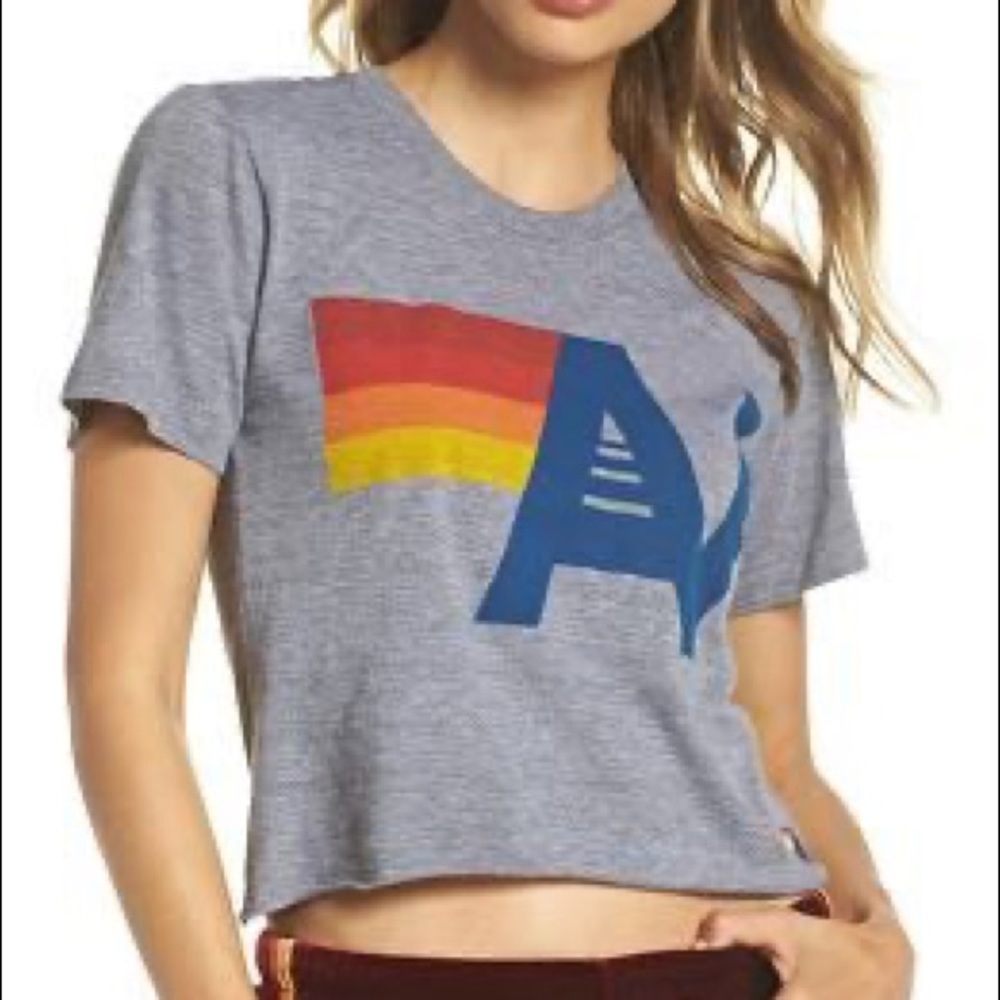 Aviator nation logo tee